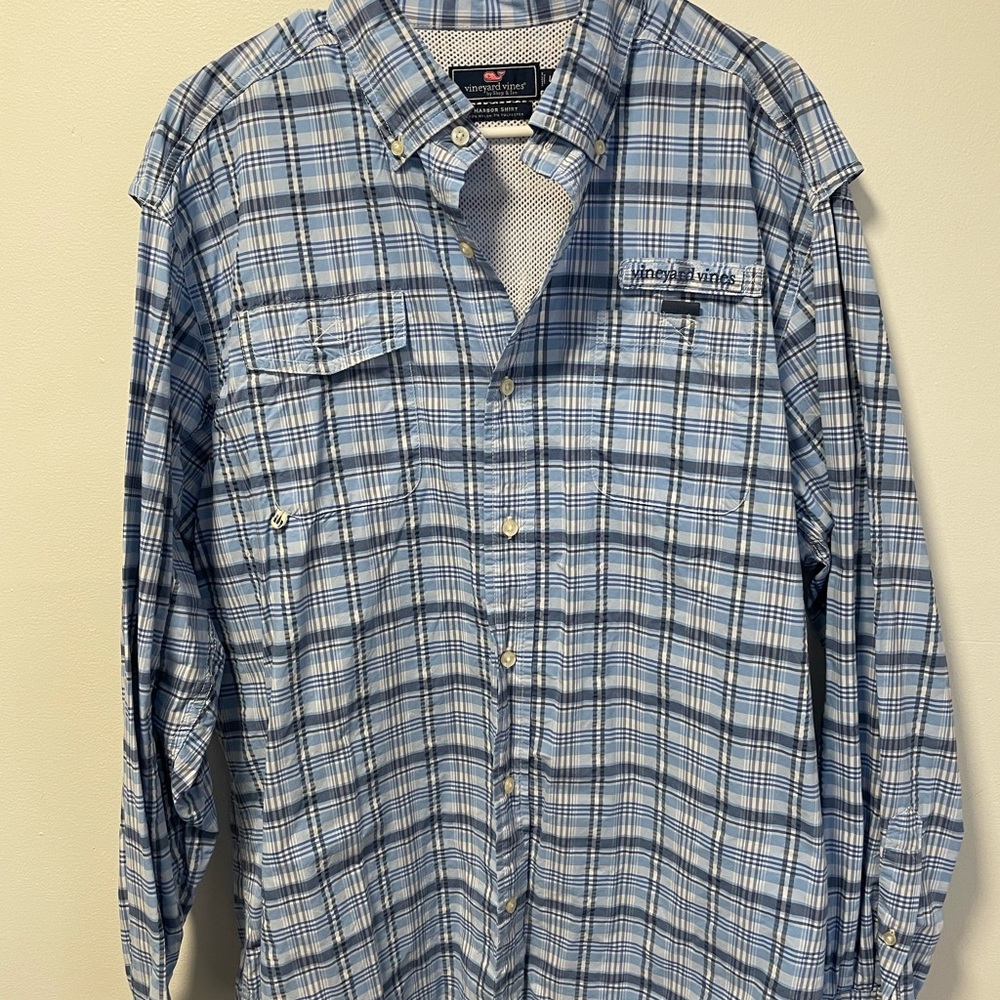Mens Vineyard Vines boat shirt